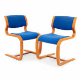 Six Danish dining chairs, Thygesen and Sørensen, 1970s-80s