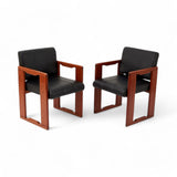 Four Scarpa Dining Chairs, B&B Italia, 1970s