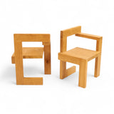 A Pair of Steltman Chairs, Gerrit Rietveld